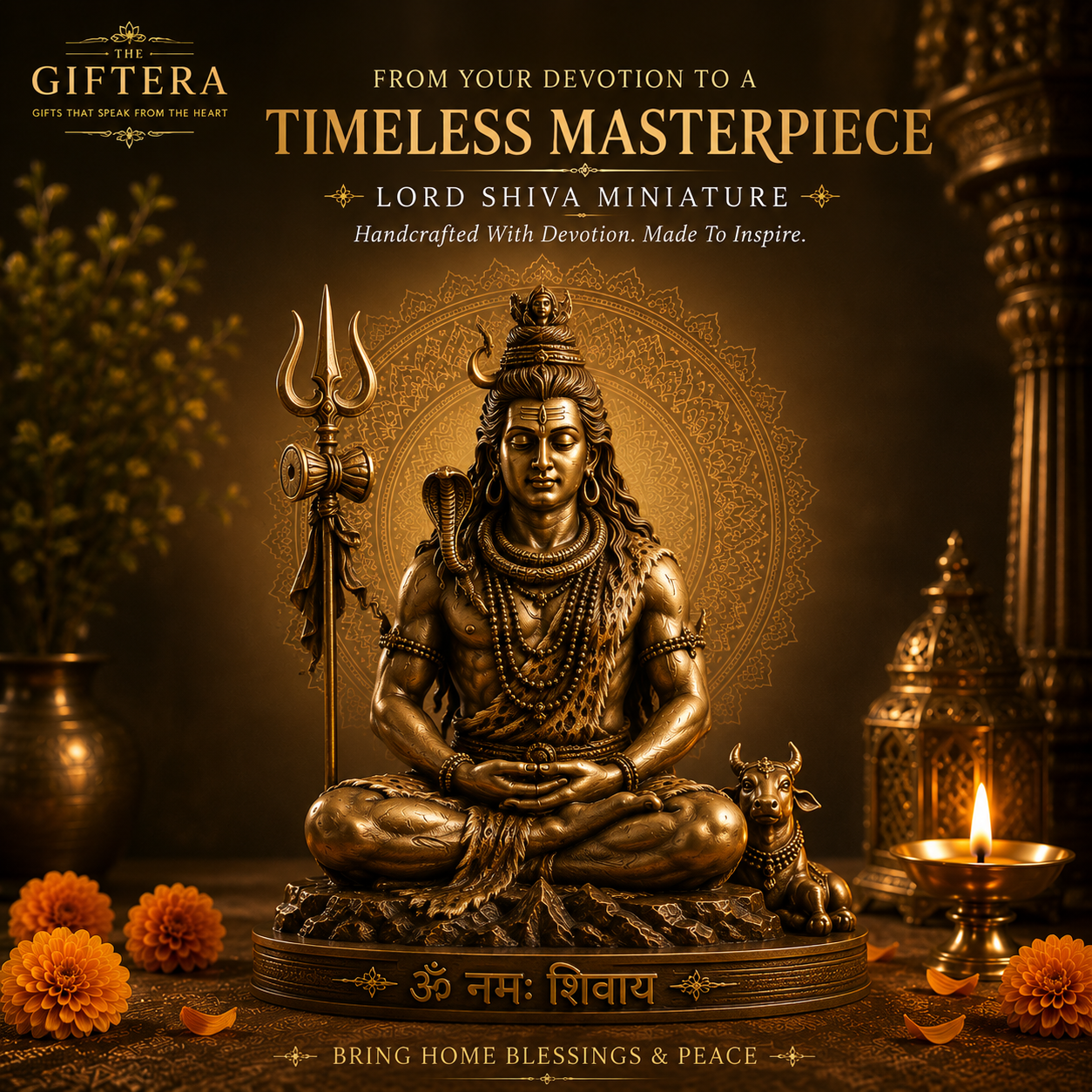 Lord Shiva Meditation Sculpture