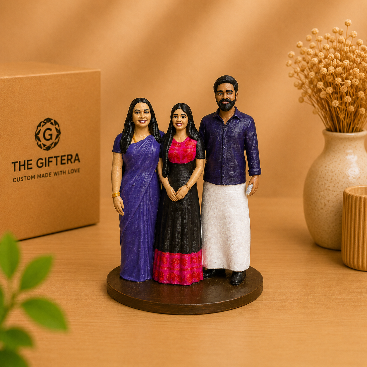 Personalized Family 3D Miniature
