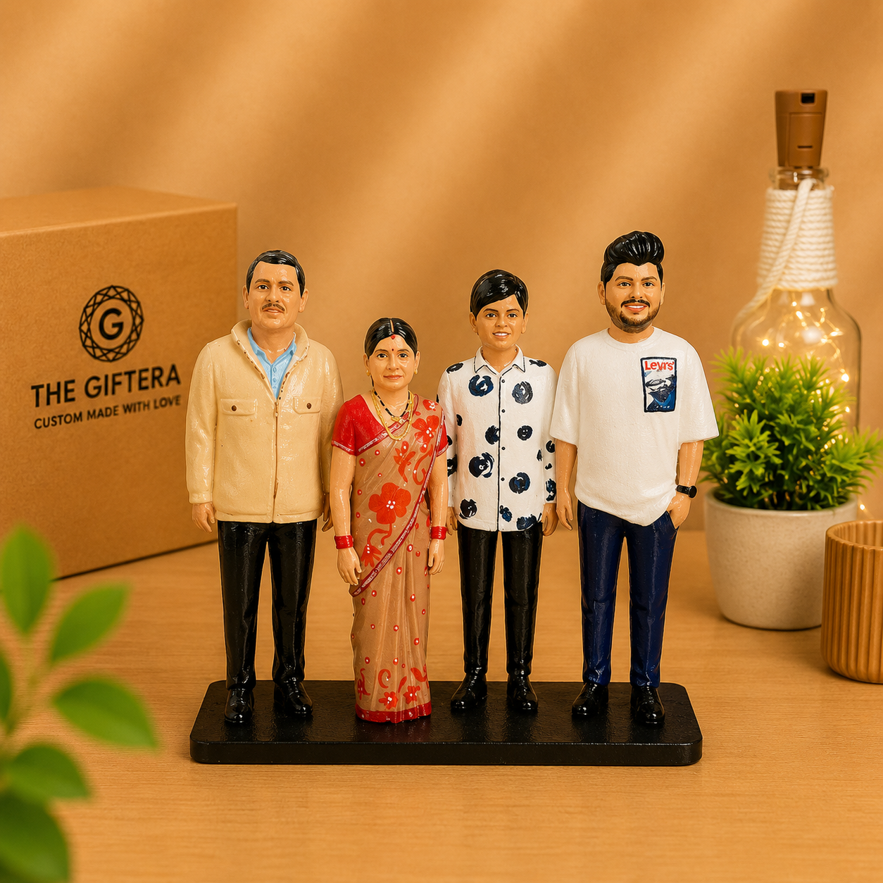 Personalized Family 3D Miniature