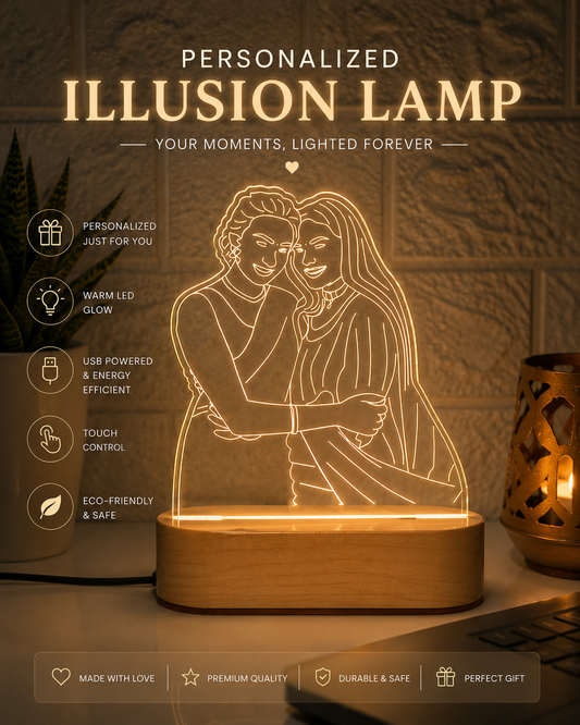 Personalised Illusion Lamp