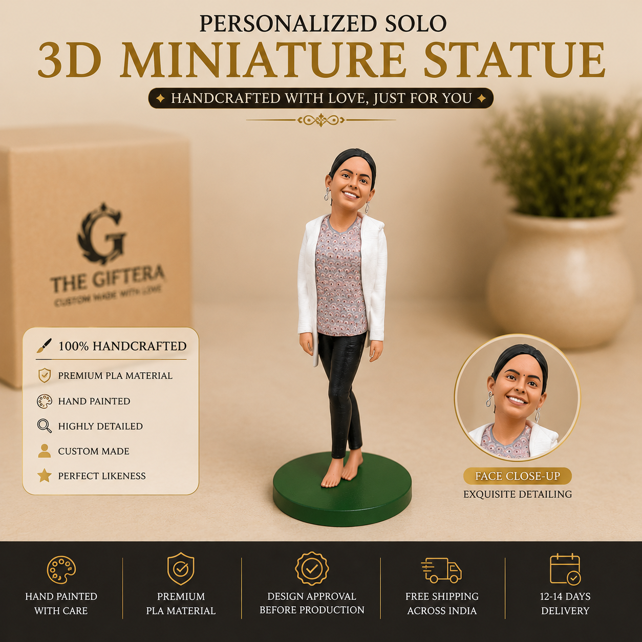Personalized Solo 3D Miniature