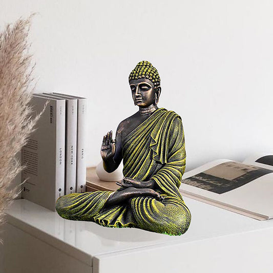 Premium Meditating Buddha Statue  15 inch for Home Decor | Elegant Lord Buddha Showpiece for Living Room & Office